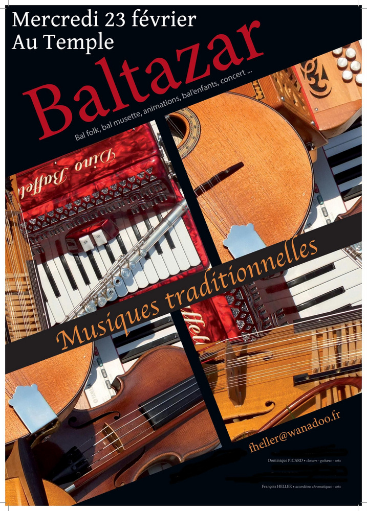 Affiche concert baltazar